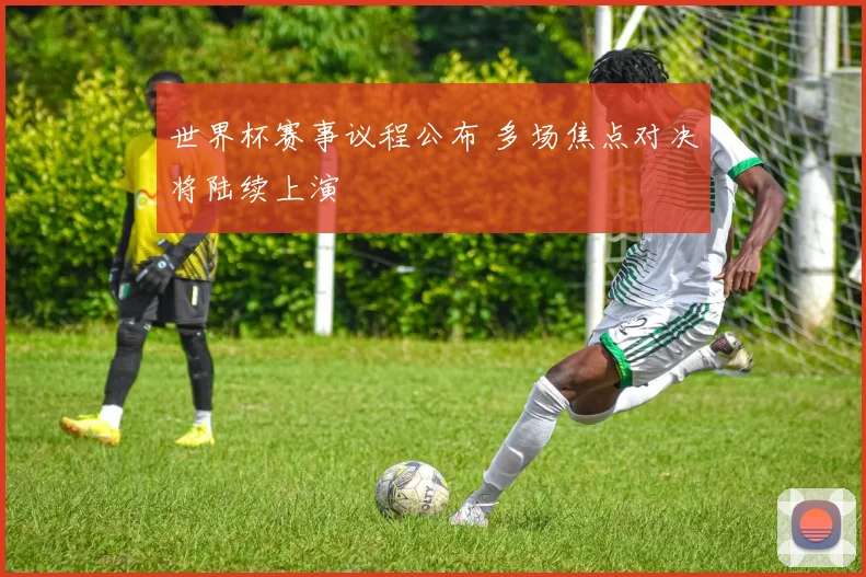 世界杯赛事议程公布 多场焦点对决将陆续上演